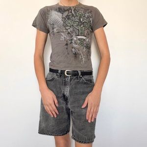 Y2K graphic baby tee